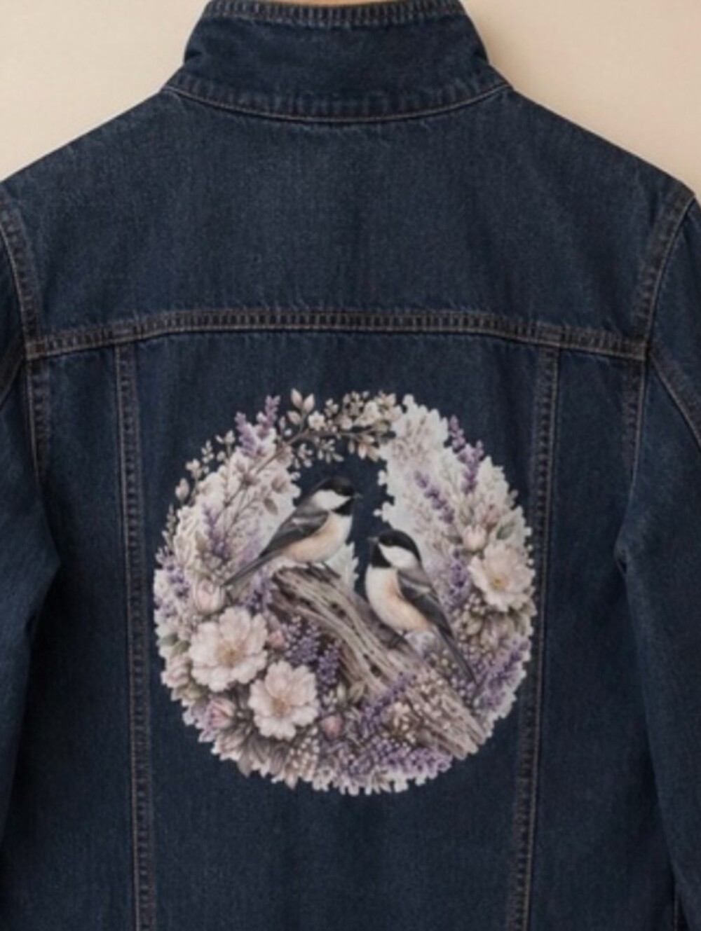Chickadee | NYJeans | XL | Bird & Blossom UpCycled Denim Jacket